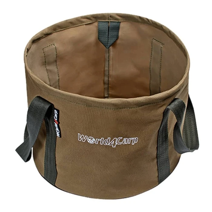 Мягкое ведро для рыбной прикормки без крышки World4Carp Soft Bucket Coyote 14 л