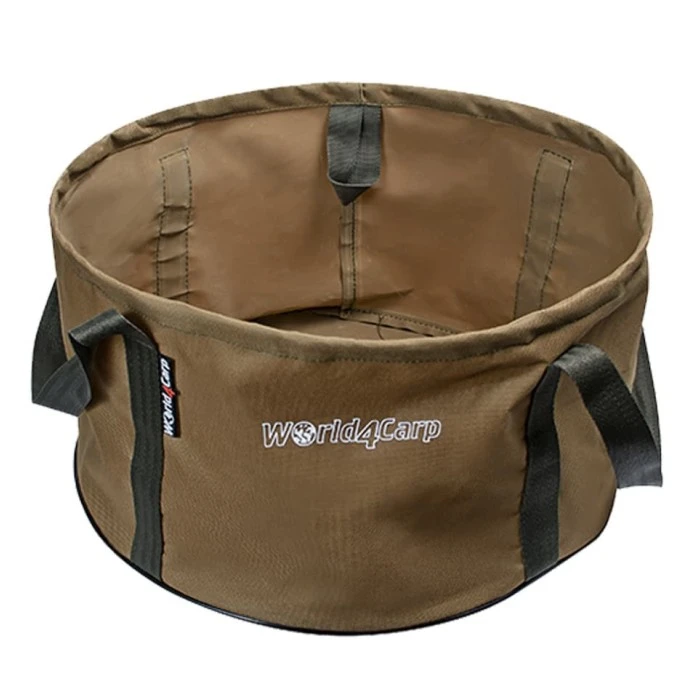 Мягкое ведро для рыбной прикормки без крышки World4Carp Soft Bucket Coyote 14 л
