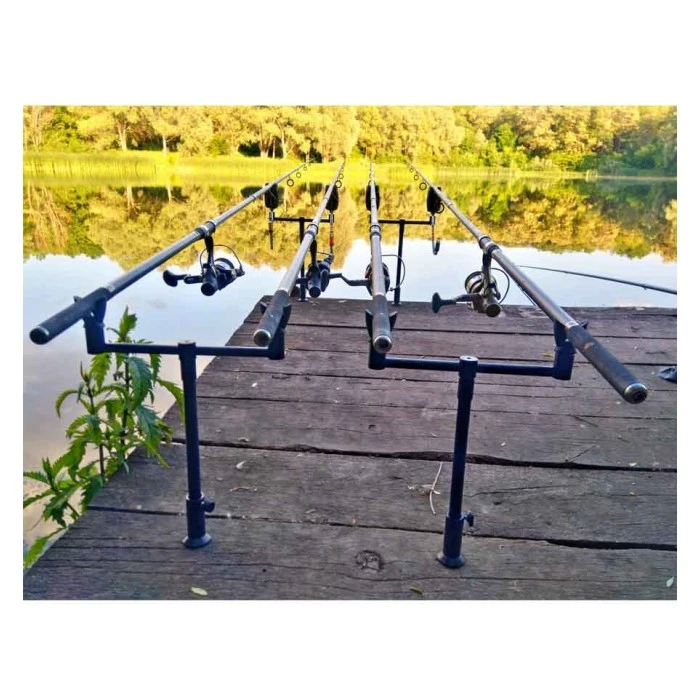 Набор стоек и буз баров в чехле World4Carp Stand Kit Universal 4 Алюминий. Стойки для вудилищ, комплект