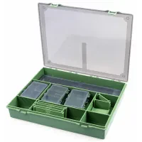 Карповая коробка с поводочницей World4Carp Tackle Box