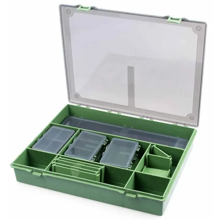 Карповая коробка с поводочницей World4Carp Tackle Box