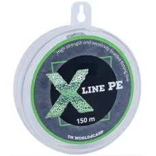 Шнур плетёный X Line PE 150 m Dark green 0,10 мм