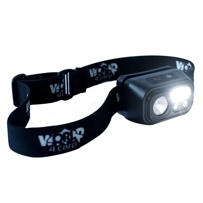 Налобный фонарь World4Carp SUPREME headlamp на аккумуляторе с датчиком движения 220 lm