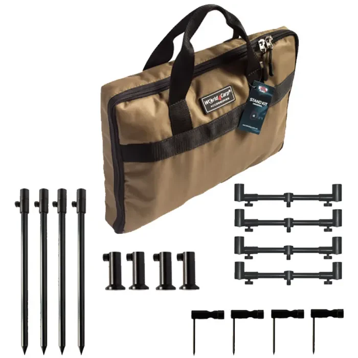 Набор стоек с телескопическими буз барами World4Carp Stand Kit Universal 4
