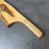 Кухонна дошка для подачі з горіха мала (Лист)