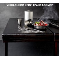 Набір шампурів "Форсеті" в дерев'яному кейсі 34 предметів