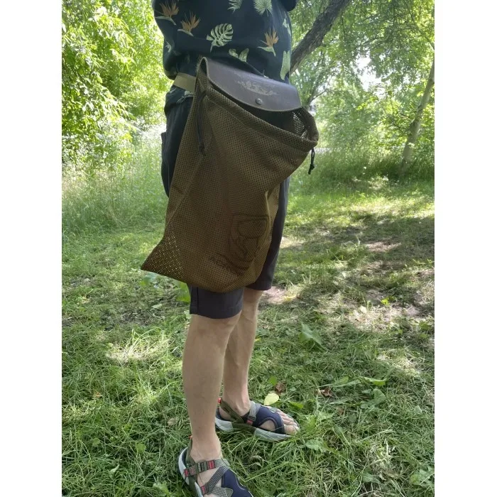 Багатофунціональна сумка з сітки для грибів, горіхів, фруктів, так само для покупок. Сумка для грибника