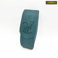 Футляр для очков Acropolis Ф-50/42 из экокожи: стильный, прочный чехол для очков, магнитный клапан, 50x160x30