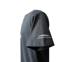 Футболка Acropolis "Форель" чорна для риболовлі (бавовна 100%), унісекс, S-XL