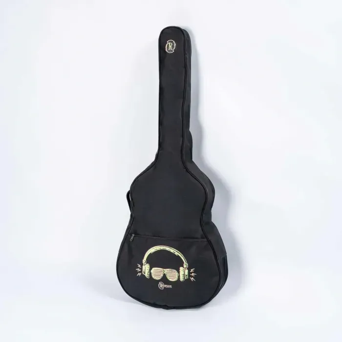 Чехол для акустической гитары Music Renesans АГМ-46 - мягкий, водостойкий, с принтом, 106х41.5х11см