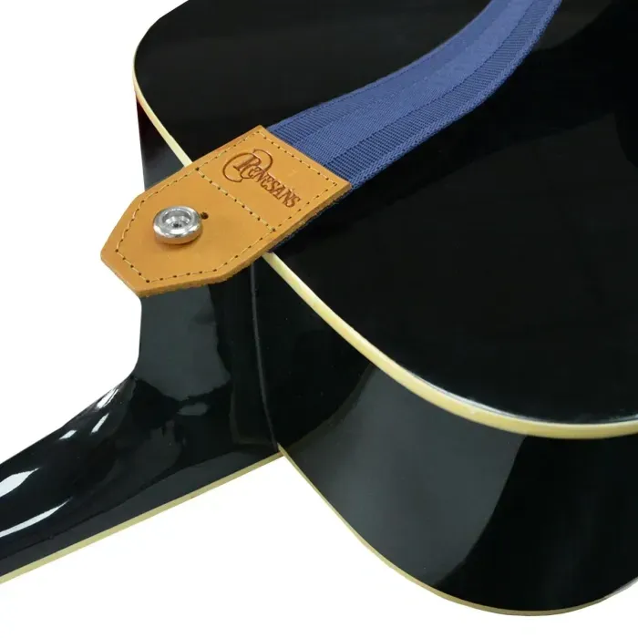 Гитарный ремень с терможатием Renesans GR-3 Dark Blue (синий)