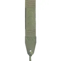 Гитарный ремень с ячейками для медиаторов Ranger Green (Khaki) с терможатием Music day - GR-2kh