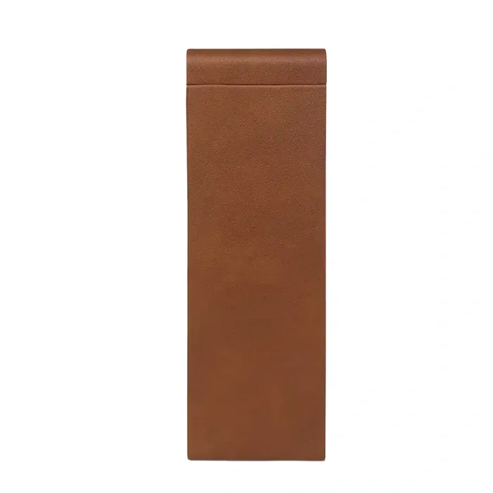 Футляр для очков Acropolis Ф-06/04 коричневый из PU кожи: жесткий пенал, 160х43х36 мм