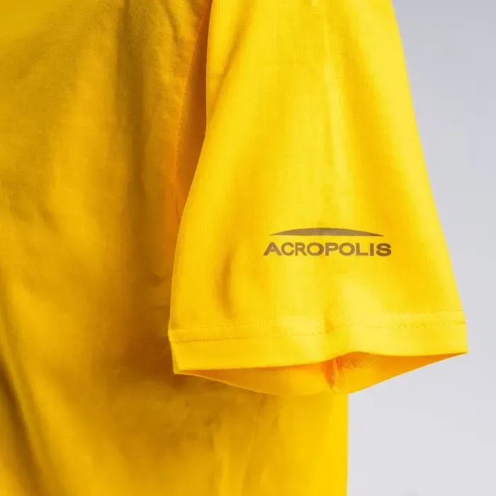 Футболка Acropolis "ЩУКА" для риболовлі (жовта) бавовна, чоловіча/жіноча, S-XXL