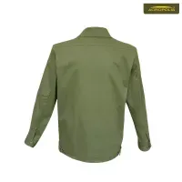 Мужская джинсовая куртка Acropolis ОК-2 хаки L/XL из хлопка для охоты и рыбалки