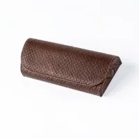 Футляр для очков Acropolis Ф-60/82 Jumbo кожаный, жесткий, для больших оправ