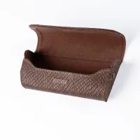 Футляр для очков Acropolis Ф-60/82 Jumbo кожаный, жесткий, для больших оправ