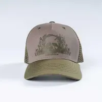 Кепка грибника Acropolis "Гриби" хаки/койот ОШМ-22 (S, M, L) - летняя, хлопок/полиэстер