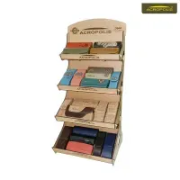 Стойка для футляров Acropolis ПФ-1 (78x37x33 см) из фанеры, разборная, для очков