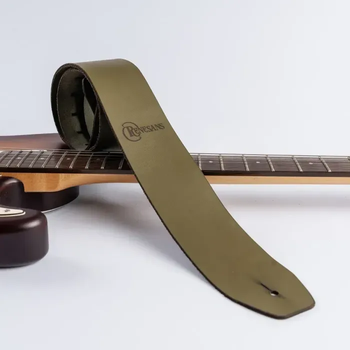 Шкіряний гітарний ремінь Renesans GRL-5kh (натуральна шкіра, 68мм) для електро/акустик/бас гітар