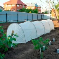 Комплект (1+1=3) парников на 9 м. (3+3+3 м). 60 г/м². Агропарник арочный. Мини теплица