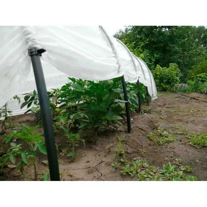 Парник 4 м из агроволокна 42 г/м². Агропарник арочный. Мини теплица. Дачная теплица. УФ-стабилизатор