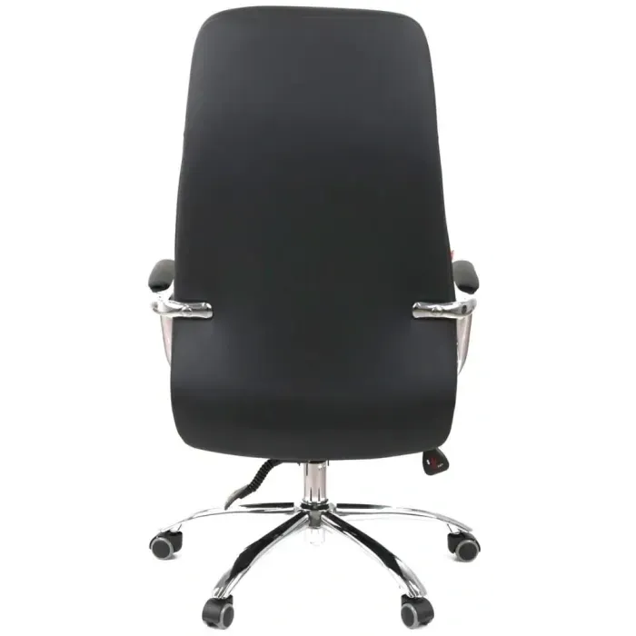 Крісло АКЛАС Сейя ANF (PU Black) для керівника: ергономічне, шкіряне, з аніфіксом механізмом