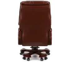 Крісло керівника АКЛАС Ланселот EX RL коричневе шкіряне, VIP, для офісу, релакс, ергономічне