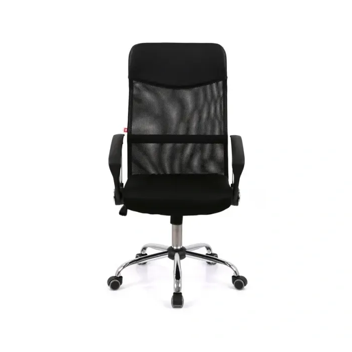 Кресло АКЛАС Ультра TILT SP-6410-9 Черное: сетка/экокожа, офисное кресло, до 120 кг