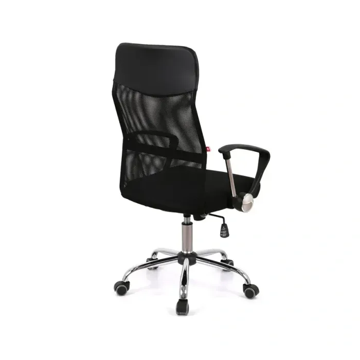 Кресло АКЛАС Ультра TILT SP-6410-9 Черное: сетка/экокожа, офисное кресло, до 120 кг