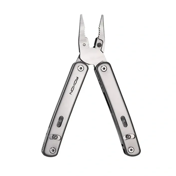 Мультитул Roxon Flex S804G 18 в 1: плоскогубці, ніж, кусачки, ножиці, викрутки, сталь, для туризму, EDC