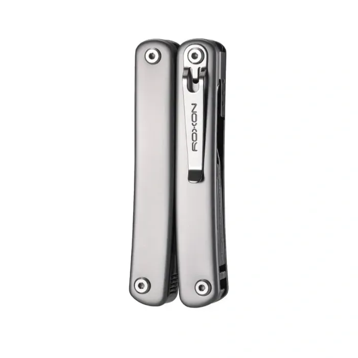 Мультитул Roxon Flex S804G 18 в 1: плоскогубці, ніж, кусачки, ножиці, викрутки, сталь, для туризму, EDC