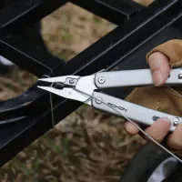 Мультитул Roxon Flex S804G 18 в 1: плоскогубцы, нож, кусачки, ножницы, отвёртки, сталь, для туризма, EDC