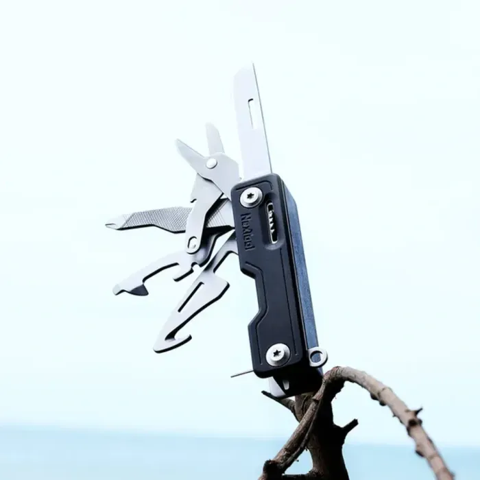 Мультитул NexTool Multi Functional Knife хаки 10 в 1: нож, открывашка, отвертки, аварийный молоток, 88г