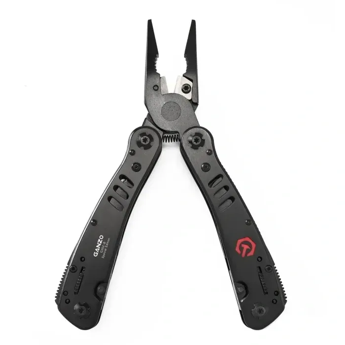 Мультитул із 9 інструментами Multi Tool Ganzo G302-В. Мультитул із пласкогубцями, пилкою, шилом, викруткою
