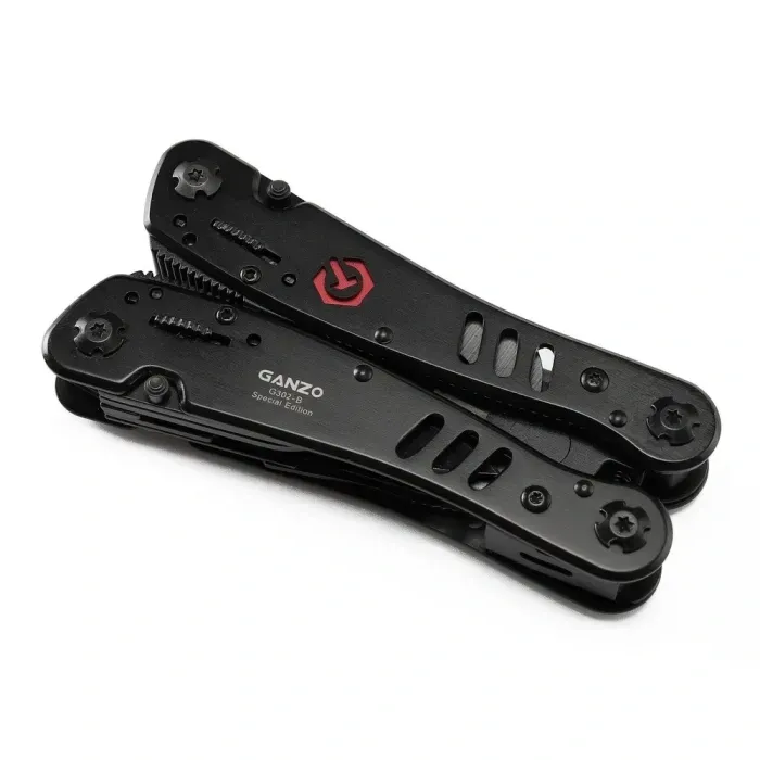 Мультитул із 9 інструментами Multi Tool Ganzo G302-В. Мультитул із пласкогубцями, пилкою, шилом, викруткою