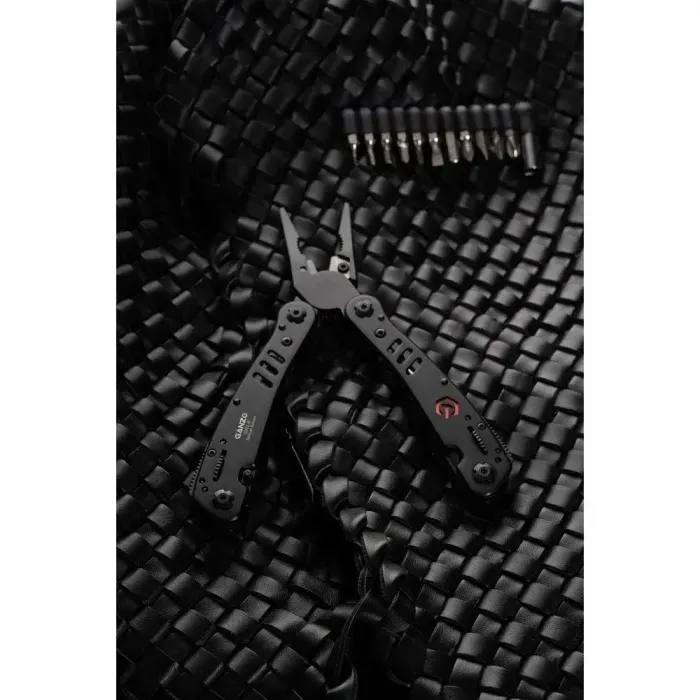 Мультитул із 9 інструментами Multi Tool Ganzo G302-В. Мультитул із пласкогубцями, пилкою, шилом, викруткою