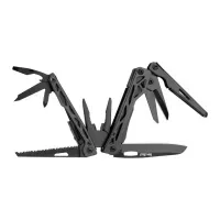 Мультитул NexTool Black Knight 11 в 1: плоскогубцы, нож, пила, отвертки, черный, нержавейка