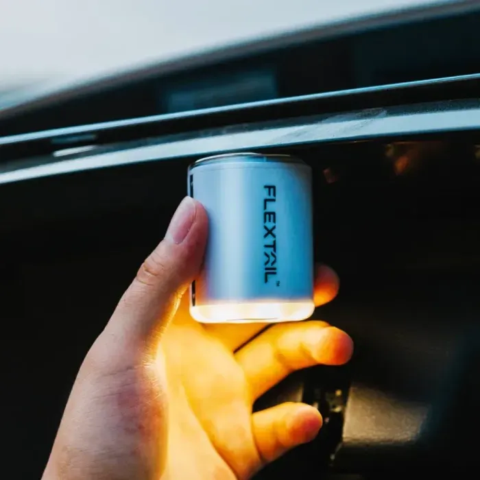Насос-фонарь Flextail Tiny Pump 2X: 3 в 1, черный, для кемпинга, надувания/сдувания, LED фонарь