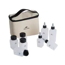 Набор емкостей для специй Naturehike CNH22CJ043 (8 шт) + сумка-органайзер, для масла, соуса, меда
