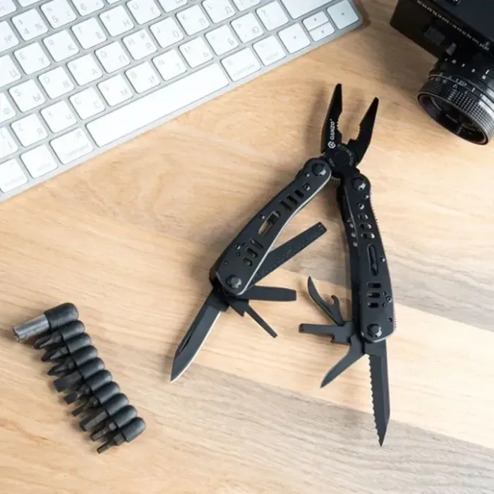 Мультитул на 22 инструмента Multi Tool Ganzo G103. Мультитул с пласкогубцами, 2 ножами, линейкой, отверткой