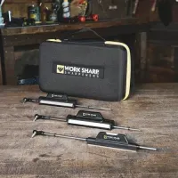 Work Sharp Precision Adjust WSSA0004772. Набір для заточування ножів, алмазні пластини, кераміка, шкіряний ремінь