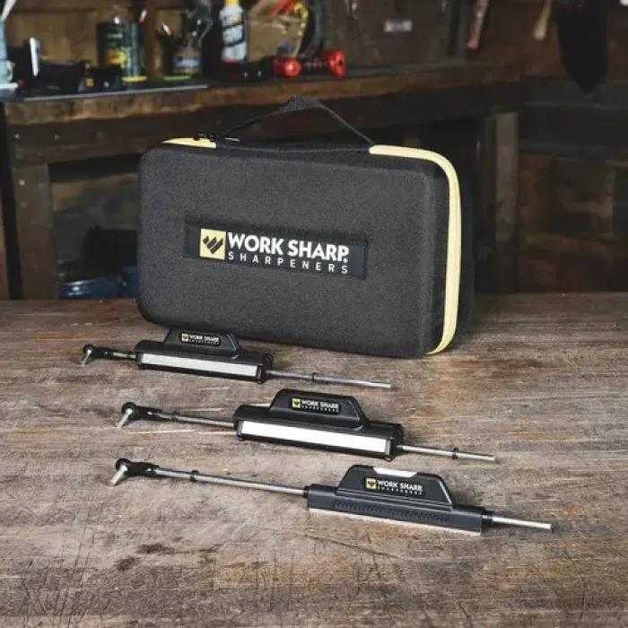 Work Sharp Precision Adjust WSSA0004772. Набір для заточування ножів, алмазні пластини, кераміка, шкіряний ремінь