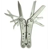 Мультитул с 22 инструментами Multi Tool Ganzo G201-H. Мультитул с пласкогубцами, шилом, ножницами, открывачкой