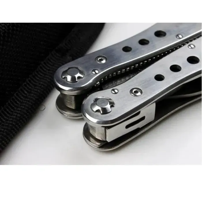 Мультитул із 22 інструментами Multi Tool Ganzo G201-H. Мультитул із пласкогубцями, шилом, ножицями, відкривачкою