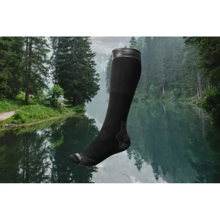 Водонепроникні шкарпетки Dexshell Wading Pro XL (47-49) чорні, мембрана Porelle, шерсть мериноса, для риболовлі