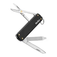 Мультитул NexTool Mini Pocket Knife черный: 5 функций, складной, карманный, алюминий, 28.5г