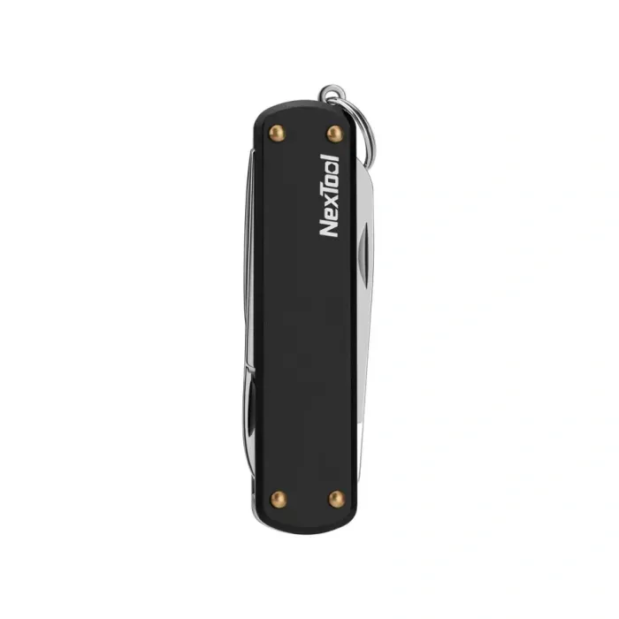 Мультитул NexTool Mini Pocket Knife черный: 5 функций, складной, карманный, алюминий, 28.5г