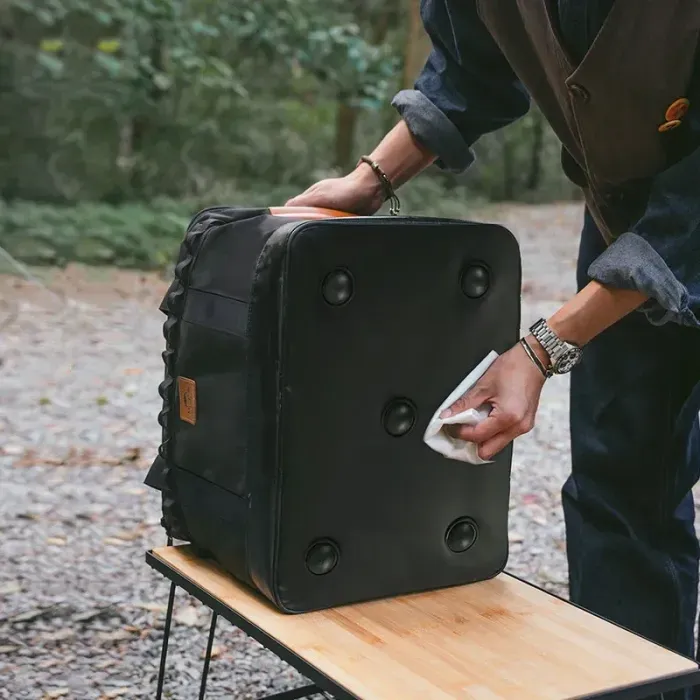 Сумка для зберігання Naturehike CNH22SN008 35л чорна туристична, водовідштовхувальна, Оксфорд 600D