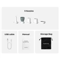 Flextail Max Pump 2 Plus: кемпинговый насос-фонарь-PowerBank (4в1) оранжевый, 300 л/мин